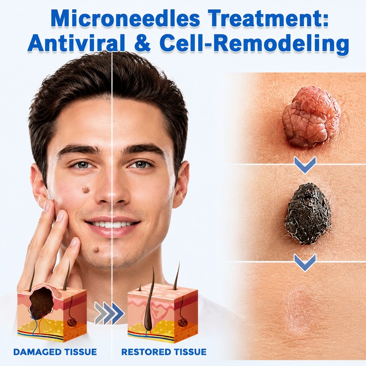 Microneedles Treatment Antiviral and Cell Remodeling